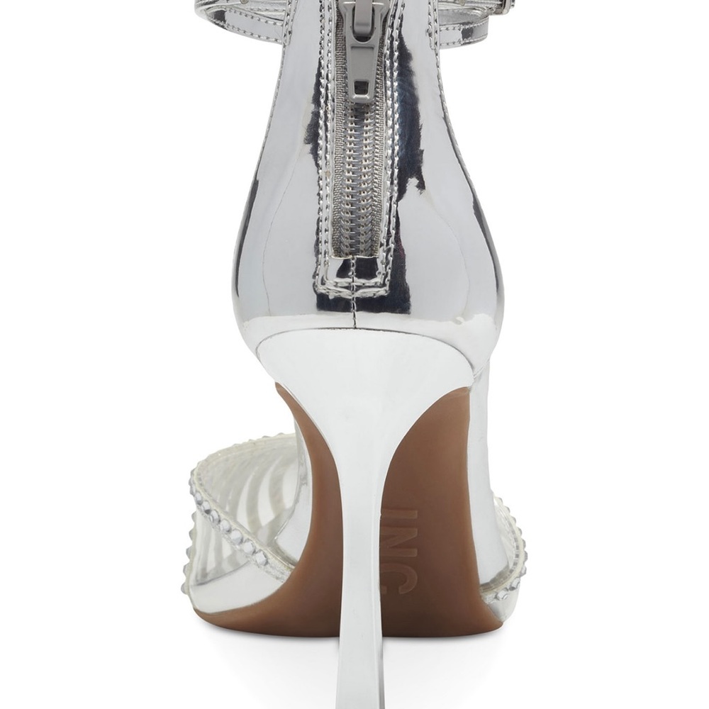 INC International Concepts® chic T-strap profile and subtle shimmer Sovena pumps - Picture 4 of 6